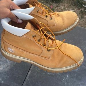 Brown/Tan Timberland boots SIZE 13